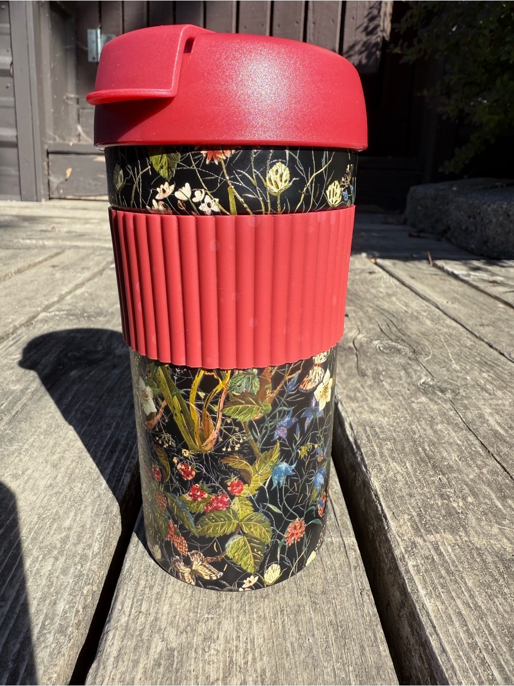 Forest themed imported travel tumbler